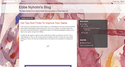 Desktop Screenshot of ebbenyholm.blogspot.com