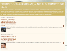 Tablet Screenshot of criminologiaeseguranca.blogspot.com