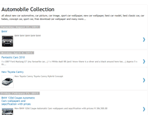 Tablet Screenshot of collictiancars.blogspot.com