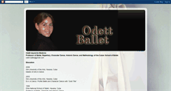 Desktop Screenshot of odett-ballet.blogspot.com