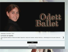 Tablet Screenshot of odett-ballet.blogspot.com