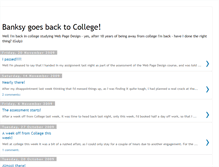 Tablet Screenshot of banksygoesbacktocollege.blogspot.com