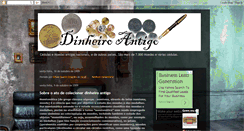 Desktop Screenshot of dinheiroantigo.blogspot.com