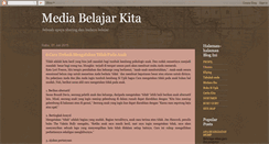 Desktop Screenshot of mediabelajarkita.blogspot.com