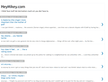 Tablet Screenshot of heymikeycom.blogspot.com