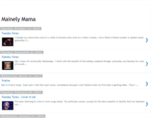 Tablet Screenshot of mainelymama.blogspot.com