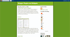 Desktop Screenshot of blog-plugins.blogspot.com