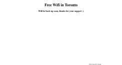 Desktop Screenshot of freewifiintoronto.blogspot.com