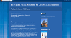 Desktop Screenshot of paroquianscramos.blogspot.com