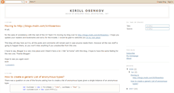 Desktop Screenshot of kirillosenkov.blogspot.com