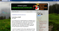 Desktop Screenshot of komassarawakupdates.blogspot.com