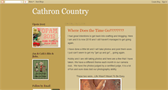 Desktop Screenshot of cathroncountry.blogspot.com