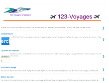 Tablet Screenshot of 123-voyages.blogspot.com