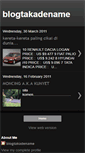 Mobile Screenshot of blogtakadename.blogspot.com