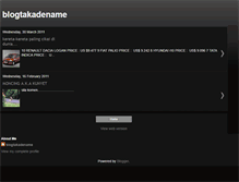 Tablet Screenshot of blogtakadename.blogspot.com