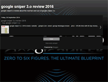 Tablet Screenshot of googlesniperreview2015.blogspot.com