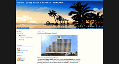 Desktop Screenshot of cheaphotelsinpattaya.blogspot.com