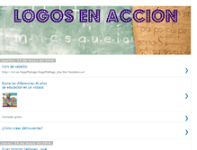 Tablet Screenshot of logosaccion.blogspot.com