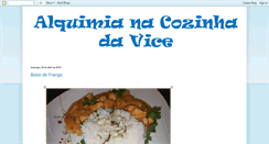 Desktop Screenshot of cozinhadavice.blogspot.com