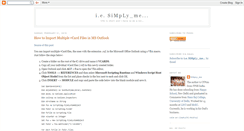Desktop Screenshot of iesimplyme.blogspot.com