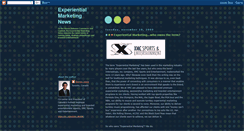 Desktop Screenshot of experientialmarketingnews.blogspot.com