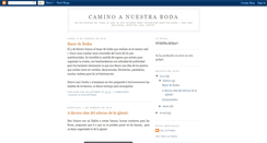 Desktop Screenshot of caminonuestraboda.blogspot.com