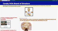 Desktop Screenshot of condohoapresident.blogspot.com