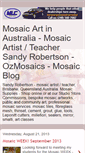 Mobile Screenshot of mosaic-addict-diva.blogspot.com