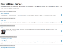 Tablet Screenshot of kewcottagesproject.blogspot.com