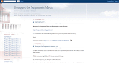 Desktop Screenshot of fragmentsbleus.blogspot.com