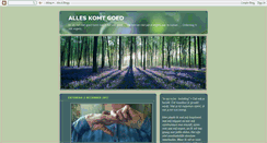 Desktop Screenshot of alleskomtgoedann.blogspot.com