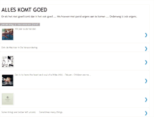 Tablet Screenshot of alleskomtgoedann.blogspot.com