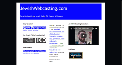 Desktop Screenshot of jewishwebcasting.blogspot.com