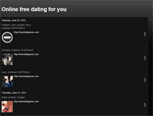 Tablet Screenshot of onlinefreedatingforyou.blogspot.com
