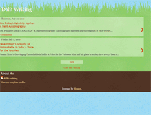 Tablet Screenshot of dalitwriting.blogspot.com