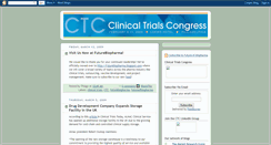 Desktop Screenshot of clinicaltrialscongress.blogspot.com