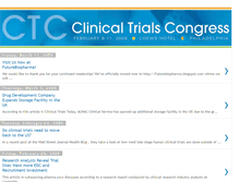 Tablet Screenshot of clinicaltrialscongress.blogspot.com