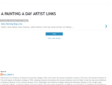 Tablet Screenshot of apaintingadayblog.blogspot.com