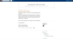 Desktop Screenshot of darrenmcgeary.blogspot.com