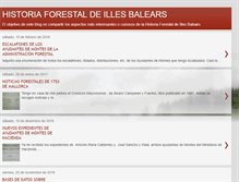 Tablet Screenshot of historiaforestaldeillesbalears.blogspot.com