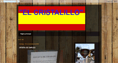 Desktop Screenshot of elcristalillo.blogspot.com