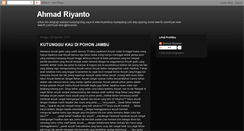 Desktop Screenshot of ahmad-riyanto.blogspot.com