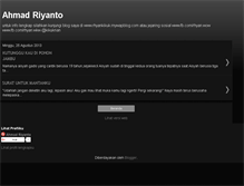 Tablet Screenshot of ahmad-riyanto.blogspot.com