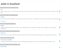 Tablet Screenshot of joelleinswaziland.blogspot.com