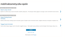 Tablet Screenshot of mobilnakosmetyczka-opole.blogspot.com