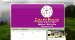 Desktop Screenshot of casadoperdao.blogspot.com