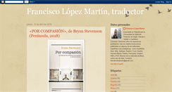 Desktop Screenshot of franciscolopezmartintraductor.blogspot.com