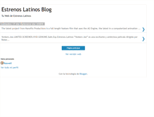 Tablet Screenshot of estrenoslatinosblog.blogspot.com