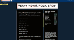 Desktop Screenshot of heavymetalrockspot.blogspot.com