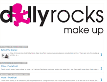 Tablet Screenshot of dollyrocksmakeup.blogspot.com